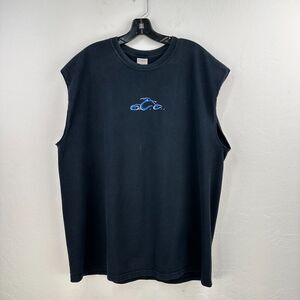 Vtg Orange County Choppers Muscle‎ Tee OCC Mens XL Patriot USA Flag Black